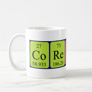 Corentin periodic table name mug