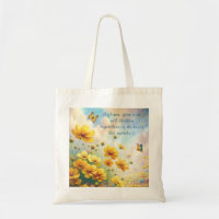 Coreopsis & Quote