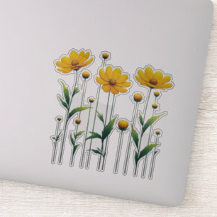 Coreopsis Stickers (bright)