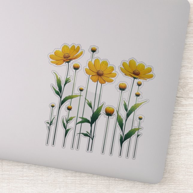 Coreopsis Stickers (bright) (Detail)