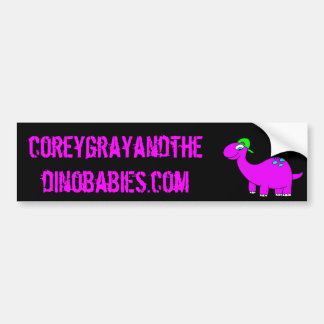 Corey Grey and the Dinobabies Bumper Sticker