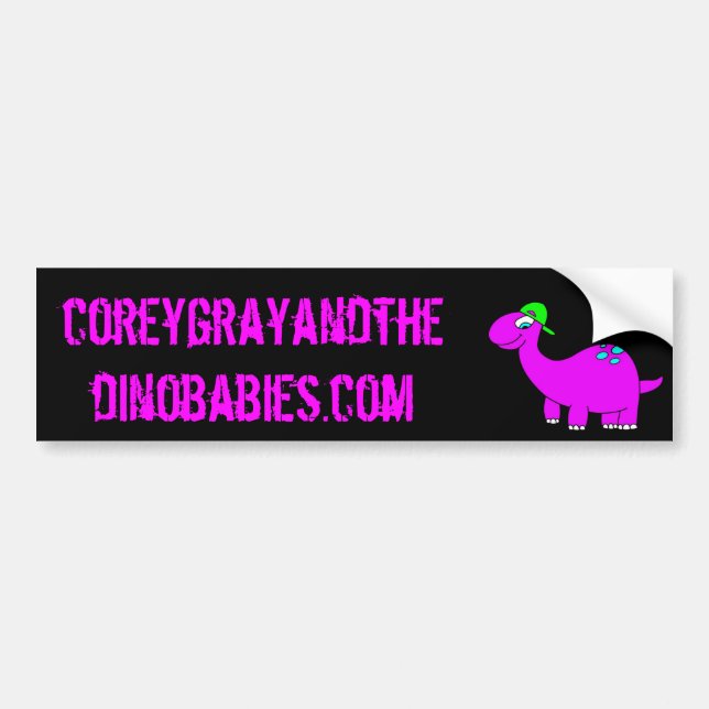 Corey Grey and the Dinobabies Bumper Sticker (Front)