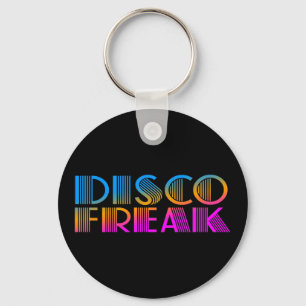 COREY TIGER 1980s RETRO DISCO FREAK MULTICOLOR Key Ring