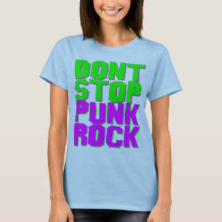 COREY TIGER 1980s RETRO DON'T STOP PUNK ROCK T-Shirt