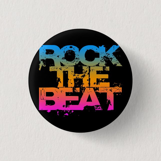 Corey Tiger 1980S Retro Rock The Beat 3 Cm Round Badge (Front)