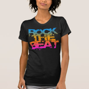 COREY TIGER 1980s RETRO ROCK THE  BEAT T-Shirt