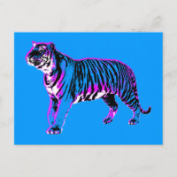 Corey Tiger 1980s Retro Vintage Wild Tiger