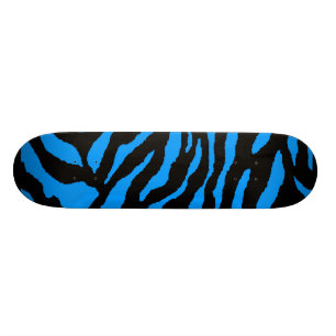 COREY TIGER 1980's TIGER STRIPE BOLD BLACK BLUE Skateboard