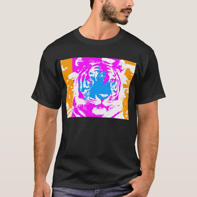 COREY TIGER 80's CANADA TIGER FACE T-Shirt (Front)