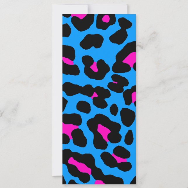 Corey Tiger 80s Leopard Spots (Blue) (Front)