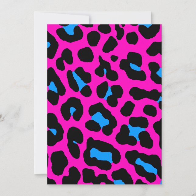 Corey Tiger 80s Leopard Spots (Pink) (Front)