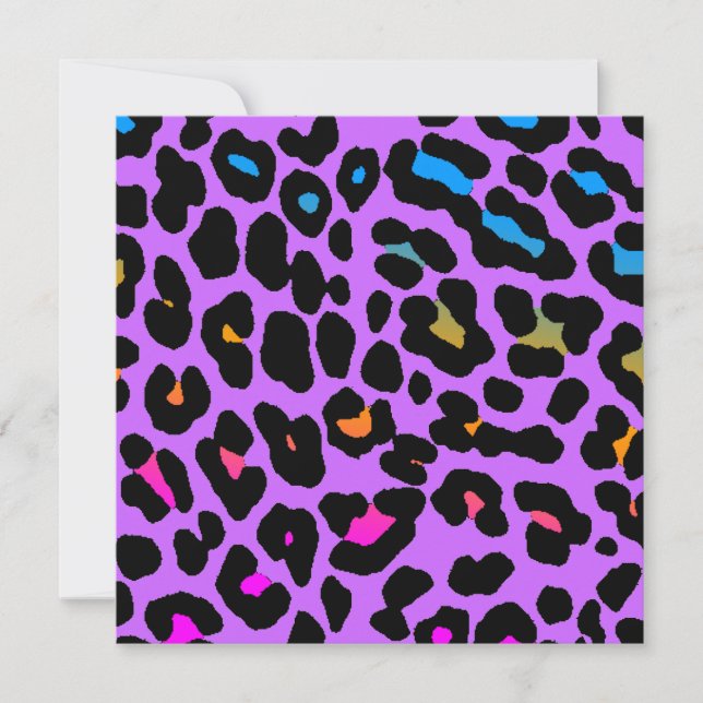 Corey Tiger 80s Leopard Spots (Purple) (Front)