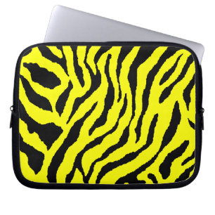Corey Tiger 80s Neon Tiger Print Laptop Sleeve