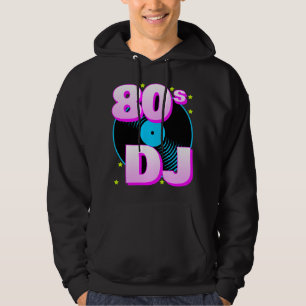 Corey Tiger 80s Retro "80s DJ" Hoodie