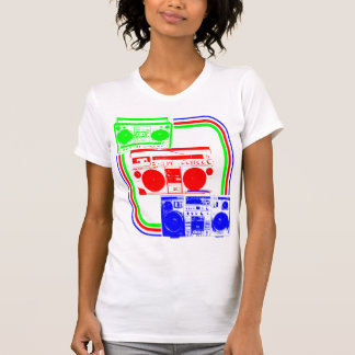 Corey Tiger 80s Retro Boombox Radio T-Shirt