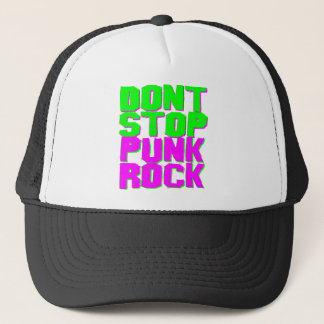 COREY TIGER 80s RETRO DON'T STOP PUNK ROCK Trucker Hat