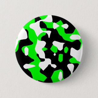 Corey Tiger 80s Retro Green Camouflage (Camo) 6 Cm Round Badge