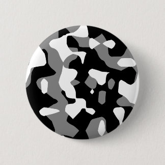 Corey Tiger 80s Retro Grey Camouflage (Camo) 6 Cm Round Badge