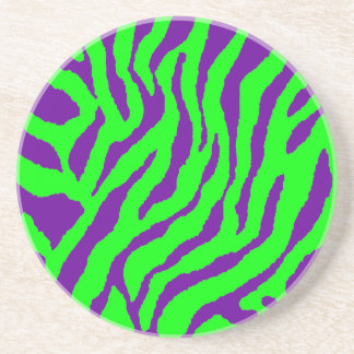 Corey Tiger 80s Retro Tiger Stripes Coaster