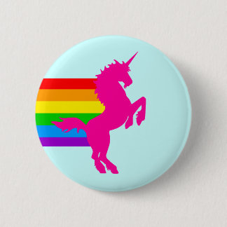 COREY TIGER 80s RETRO VINTAGE RAINBOW UNICORN 6 Cm Round Badge