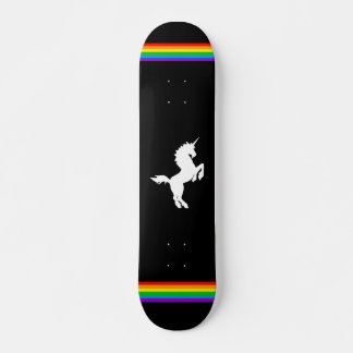 COREY TIGER 80s RETRO VINTAGE UNICORN RAINBOW BLAK Skateboard