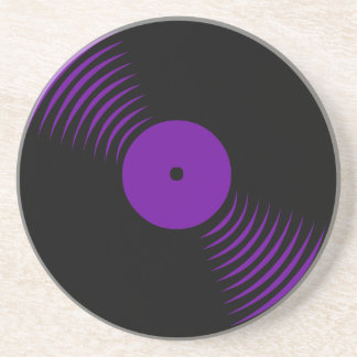 Corey Tiger 80s Retro Vintage Vinyl Record Coaster