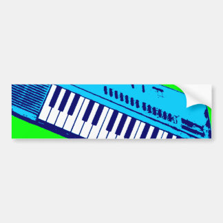 Corey Tiger 80s Synthesizer Keyboard Bumper Sticker