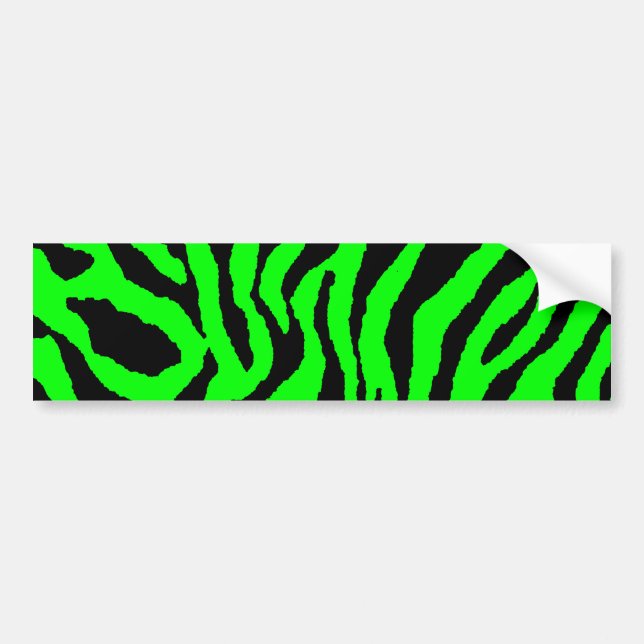 Corey Tiger 80s Tiger Stripes Bumper Sticker (Front)