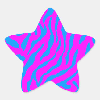 Corey Tiger 80s Tiger Stripes Star Sticker