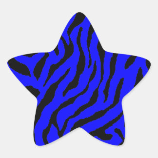 Corey Tiger 80s Tiger Stripes Star Sticker