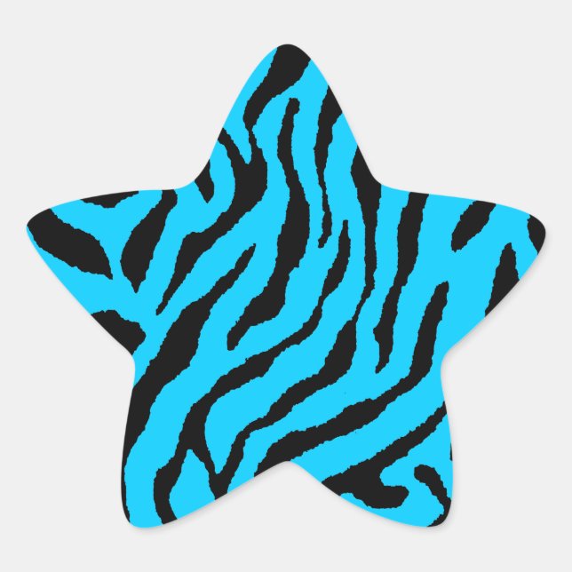 Corey Tiger 80s Tiger Stripes Star Sticker (Front)