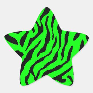 Corey Tiger 80s Tiger Stripes Star Sticker
