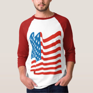 Corey Tiger 80s Vintage American Flag T-Shirt