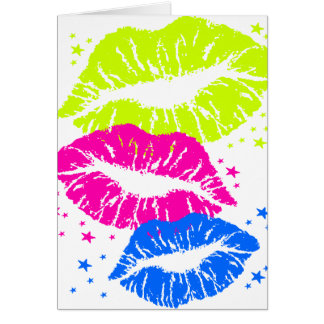 Corey Tiger 80s Vintage Lips & Stars Kisses