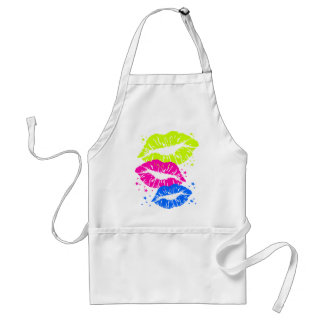 Corey Tiger 80s Vintage Lips & Stars Kisses Standard Apron