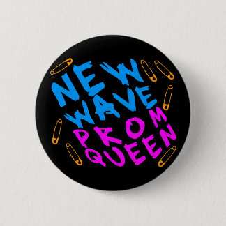 Corey Tiger 80s Vintage New Wave Prom Queen 6 Cm Round Badge