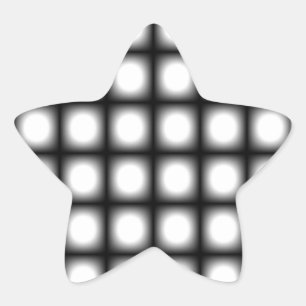 Corey Tiger 80s Vintage Op Art Star Sticker