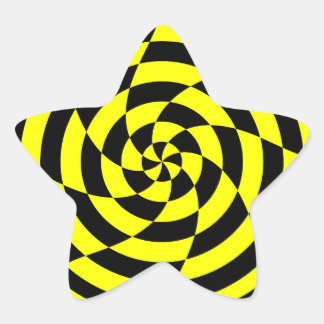 Corey Tiger 80s Vintage Op Art Star Sticker