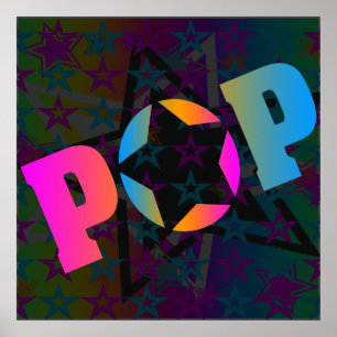 Corey Tiger 80s Vintage Pop Stars Poster