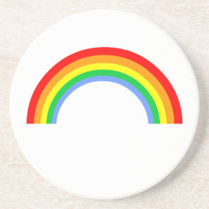 Corey Tiger 80s Vintage Rainbow Coaster