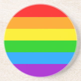Corey Tiger 80s Vintage Rainbow Coaster