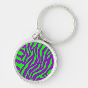 Corey Tiger 80s Vintage Tiger Stripes Key Ring