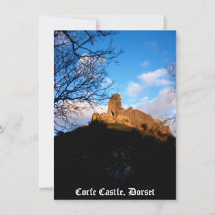 Corfe Castle card