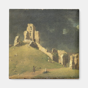 Corfe Castle, Dorset, 1764 (oil on canvas) Magnet