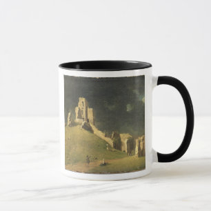 Corfe Castle, Dorset, 1764 (oil on canvas) Mug