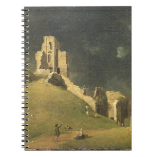 Corfe Castle, Dorset, 1764 (oil on canvas) Notebook