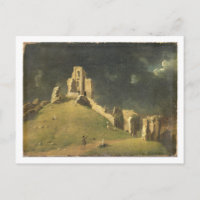 Corfe Castle, Dorset, 1764 (oil on canvas)