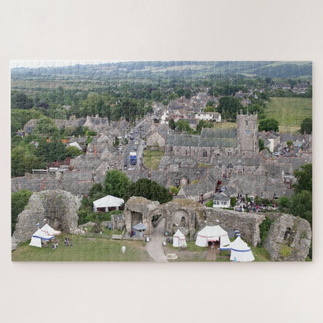 Corfe Castle, Dorset, England Jigsaw Puzzle (Horizontal)