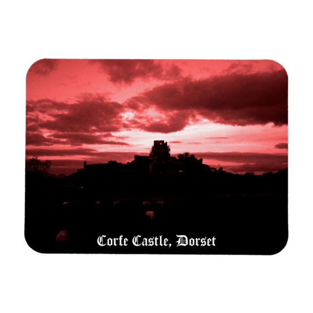 Corfe Castle Magnet (Horizontal)