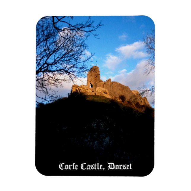 Corfe Castle Magnet (Vertical)